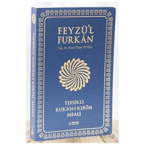 Feyzül Furkan Tefsirli Kuran-ı Kerim Meali (Büyük Boy - Tefsirli Meal - İNCE CİLT) LACİVERT