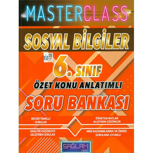 Sosyal Bilgiler 6.Sınıf Özet Konu Anlatımlı Soru Bankası Sağlam Test