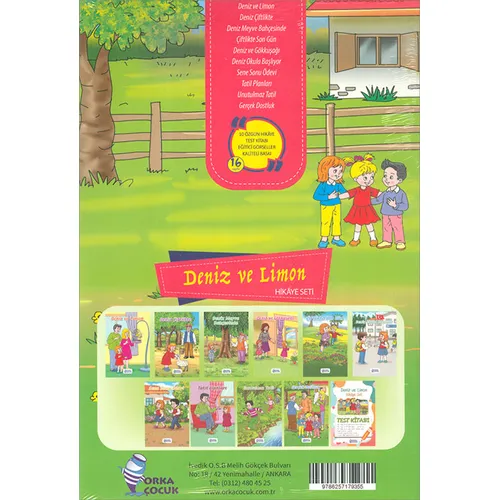Deniz ve Limon Hikaye Seti 10 Kitap Orka Çocuk Yayınları