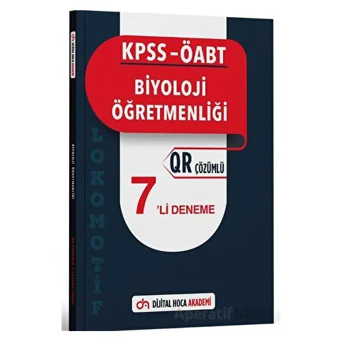 KPSS ÖABT Biyoloji Öğretmenliği Lokomotif Serisi QR Çözümlü 7li Deneme Akademi