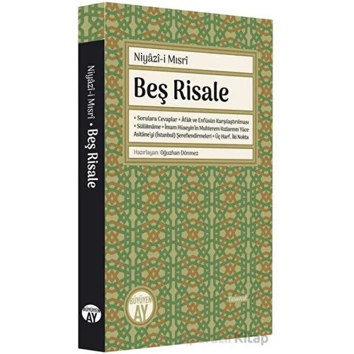 Beş Risale - Niyazi-i Mısri - Büyüyen Ay Yayınları