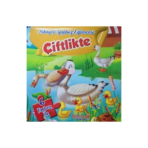 Hikayeli Yapboz Eğlencesi - Çiftlikte - Kolektif - Yumurcak Yayınları
