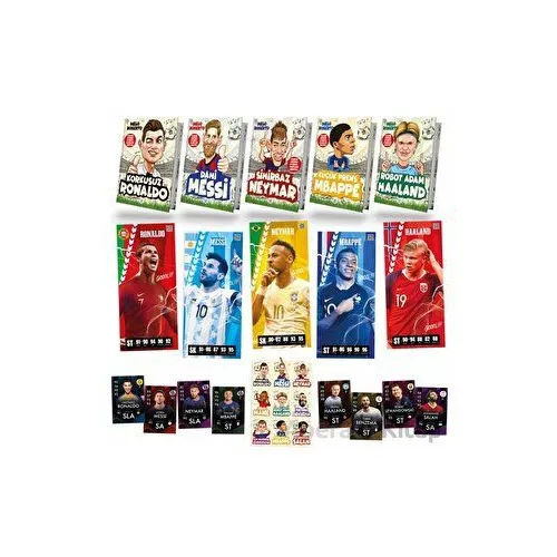 Efsane Futbolcular (Ciltli 5 Kitap Takım) - Diego Roberto - Dokuz Çocuk