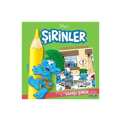 Vahşi Şirin Hikayeli Boyama - Şirinler - Kolektif - Pogo Çocuk