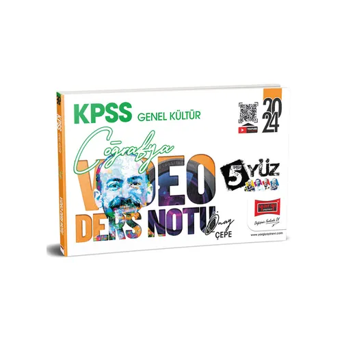 Yargı Yayınları 2024 KPSS 5Yüz Coğrafya Video Ders Notları