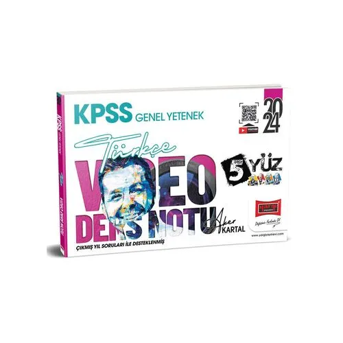 Yargı 2024 KPSS Genel Yetenek 5Yüz Türkçe Video Ders Notları