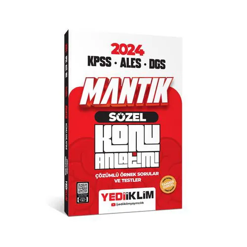 Yediiklim 2025 KPSS - ALES - DGS Sözel Mantık Konu Anlatımı