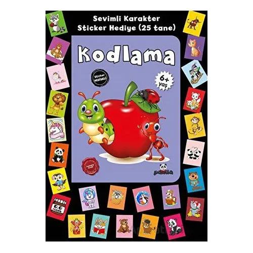 Stickerlı 6+ Yaş Kodlama - Pedagog Afife Çoruk - Beyaz Panda Yayınları
