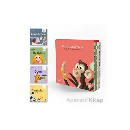Bebek Üniversitesi - Hikayeli İlk Kavramlarım 3 - Çağrı Odabaşı - Sincap Kitap