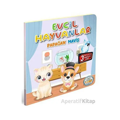 Evcil Hayvanlar Papağan Maviş - Kolektif - 0-6 Yaş Yayınları
