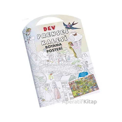 Prenses Kalesi Dev Boyama Posteri - Kolektif - 0-6 Yaş Yayınları