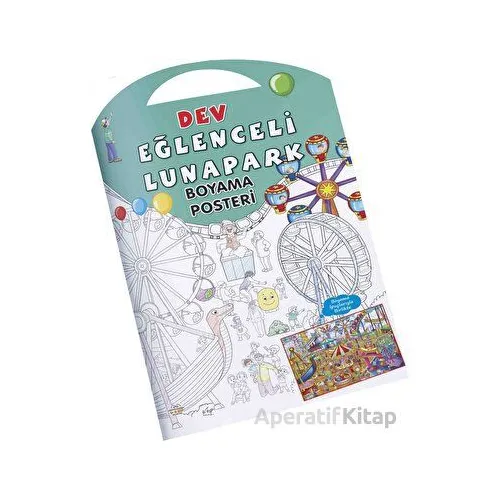 Eğlenceli Lunapark Dev Boyama Posteri - Kolektif - 0-6 Yaş Yayınları