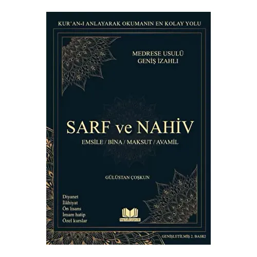 Geniş İzahlı Sarf ve Nahiv - Gülüstan K. Coşkun - Kitap Kalbi Yayıncılık