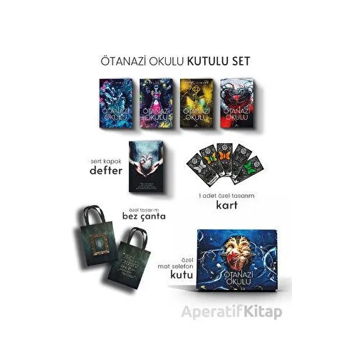 Ötanazi Okulu 4 Kitaplık Kutulu Set - Maral Atmaca - Ephesus Yayınları
