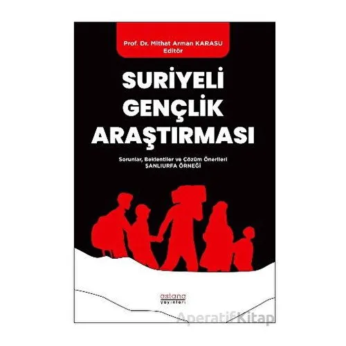 Suriyeli Gençlik Araştırması - Sorunlar, Beklentiler ve Çözüm Önerileri: Şanlıurfa Örneği