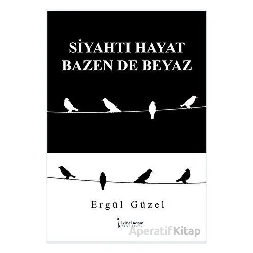Siyahtı Hayat Bazen De Beyaz - Ergül Güzel - İkinci Adam Yayınları