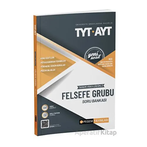 TYT-AYT Felsefe Grubu Soru Bankası - Kolektif - Pegem Akademi Yayıncılık