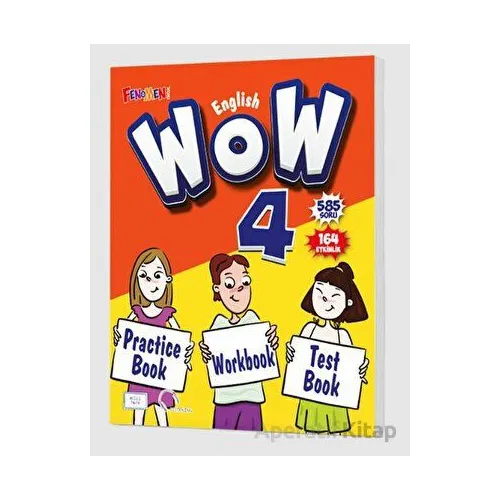 Wow 4 Practıce Book + Workbook + Test Book - Kolektif - Fenomen Yayıncılık