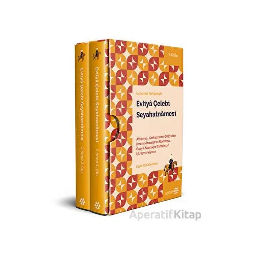 Evliya Çelebi Seyahatnamesi 7. Kitap (2 Cilt Kutulu) - Evliya Çelebi - Yeditepe Yayınevi