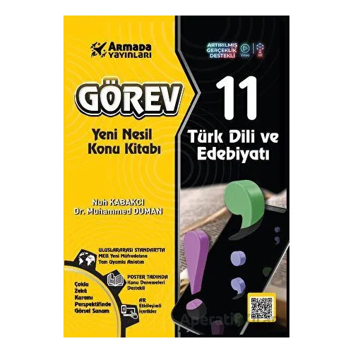 Görev 11 Türk Dili ve Edebiyatı Yeni Nesil Konu Kitabı - Kolektif - Armada Yayınları
