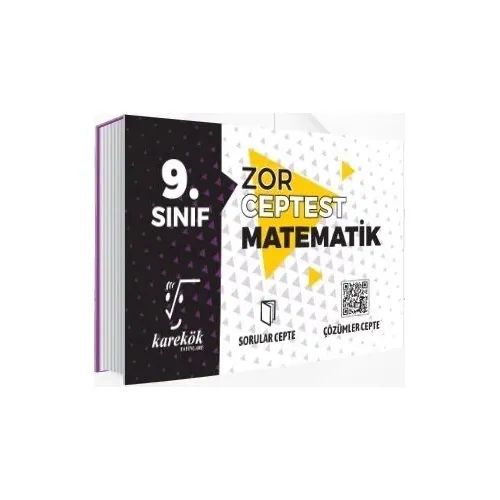 Karekök 9. Sınıf Matematik Zor Cep Test