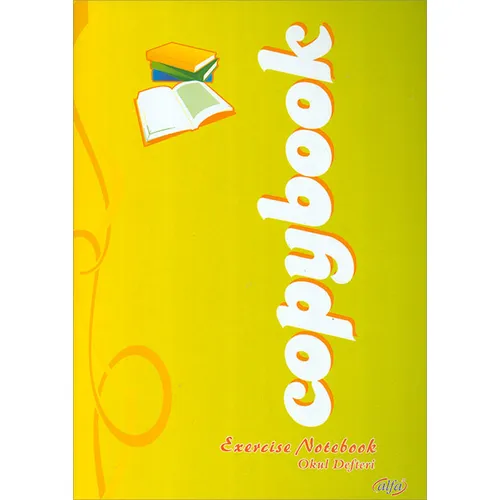 Okul Defteri A5 Boy 144 Yaprak Çizgili Alfa Defter