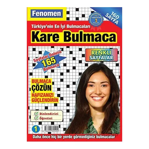 Fenomen Kare Bulmaca 1 - Kolektif - Maxi Yayıncılık