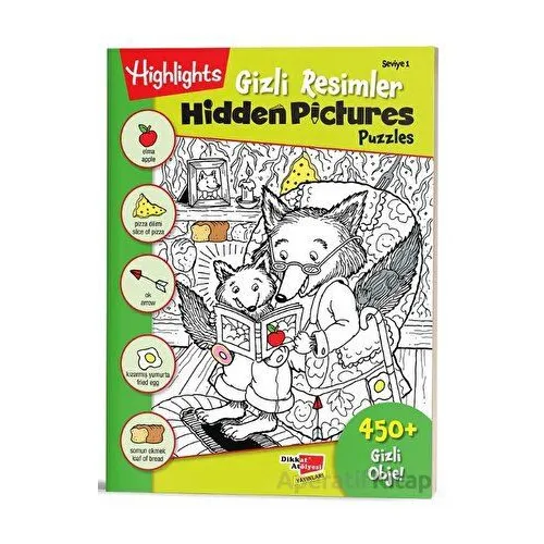 Hidden Pictures Gizli Resimler Seviye 1 - Kolektif - Dikkat Atölyesi Yayınları