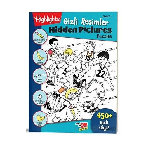 Hidden Pictures Gizli Resimler Seviye 2 - Kolektif - Dikkat Atölyesi Yayınları