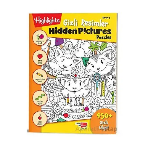 Hidden Pictures Gizli Resimler Seviye 3 - Kolektif - Dikkat Atölyesi Yayınları