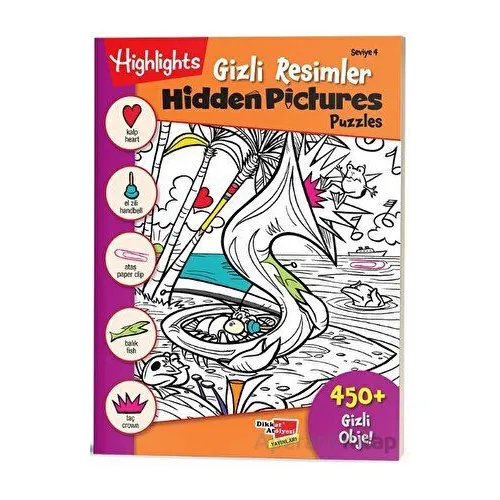 Hidden Pictures Gizli Resimler Seviye 4 - Kolektif - Dikkat Atölyesi Yayınları