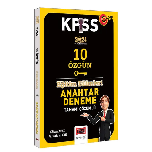 Yargı Yayınları 2024 KPSS Eğitim Bilimleri Anahtar Serisi Tamamı Çözümlü 10 Özgün Deneme
