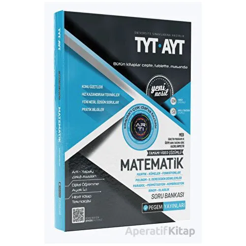 TYT-AYT Matematik Mantık Kümeler Fonksiyonlar Soru Bankası - Kolektif - Pegem Akademi Yayıncılık