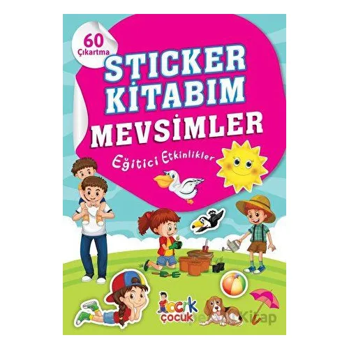 Mevsimler - Sticker Kitabım - Kolektif - Bıcırık Yayınları