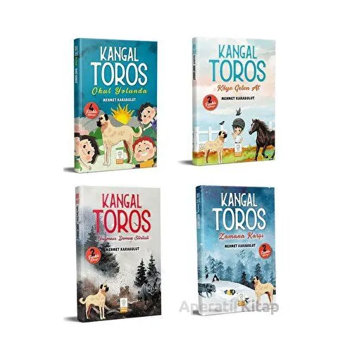 Kangal Toros Serisi 2. Sınıf Okuma Seti 8-14 Yaş - Mehmet Karabulut - Mercan Çocuk Yayınları