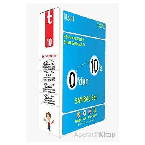 Tonguç 0’dan 10’a Konu Anlatımlı Soru Bankası Sayısal Set