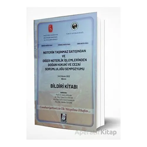 Noterin Taşınmaz Satışından ve Diğer Noterlik İşlemlerinden Doğan Hukuki ve Cezai Sorumluluğu Sempoz
