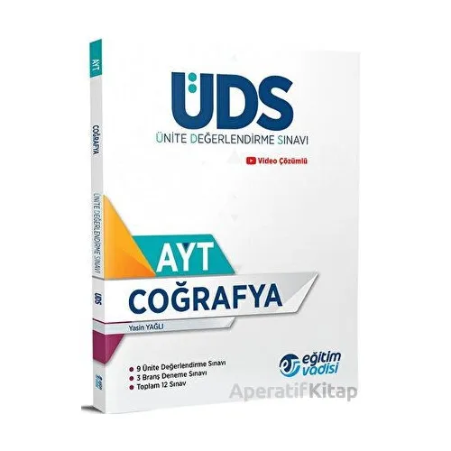 AYT Coğrafya Ünite Değerlendirme Sınavı Eğitim Vadisi Yayınları