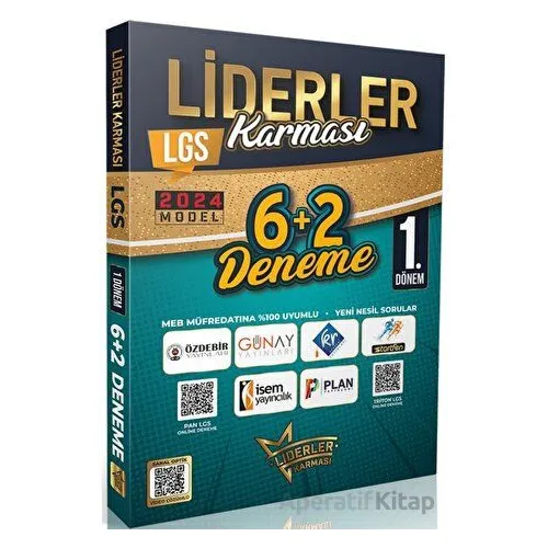 Liderler Karması LGS 1.Dönem 6+2 Deneme Seti