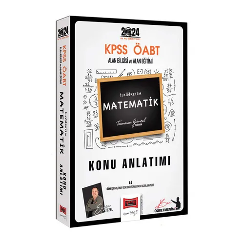 Yargı Yayınları 2024 ÖABT İlköğretim Matematik Öğretmenliği Konu Anlatımı