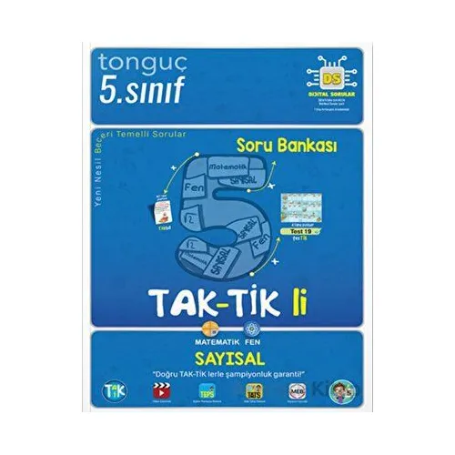 5. Sınıf Sayısal Taktikli Soru Bankası Tonguç Akademi