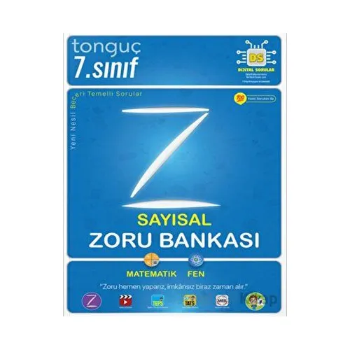 7. Sınıf Sayısal Zoru Bankası Tonguç Akademi