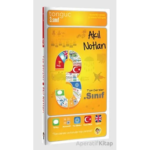 3. Sınıf Akıl Notları Tonguç Akademi
