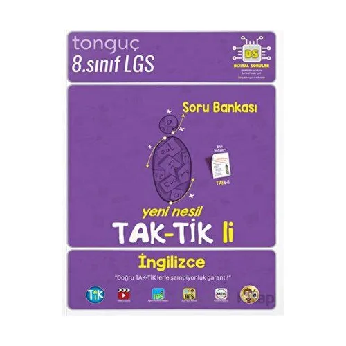 Tonguç 8. Sınıf İngilizce Taktikli Soru Bankası