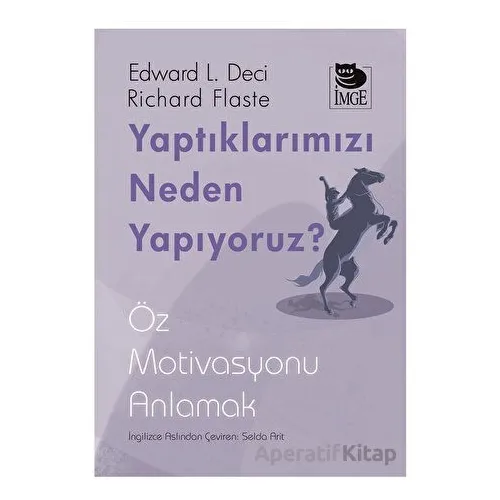 Yaptıklarımızı Neden Yapıyoruz? - Richard Flaste - İmge Kitabevi Yayınları