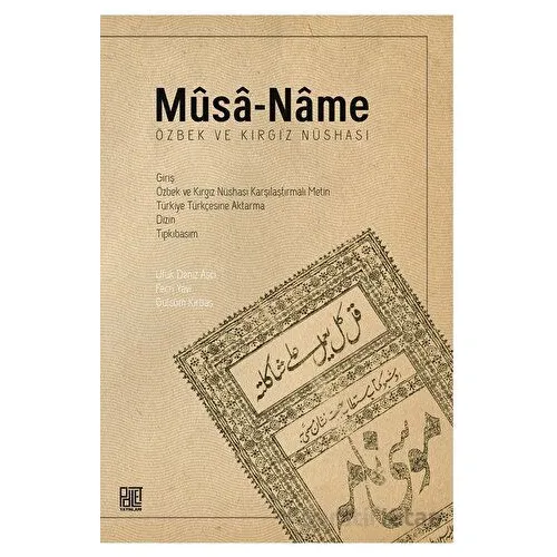 Musa-Name - Ufuk Deniz Aşcı - Palet Yayınları