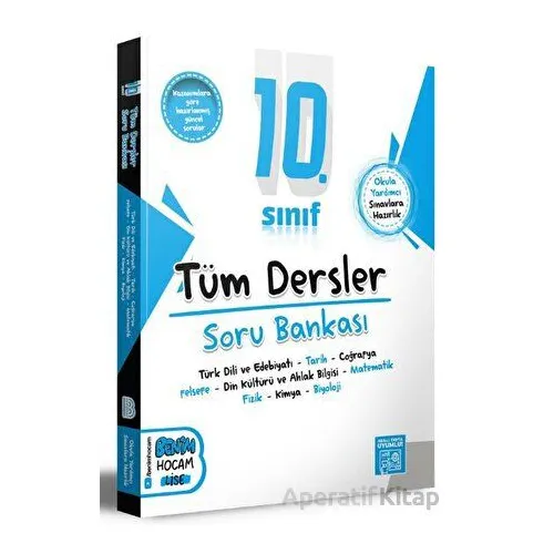 2024 Benim Hocam Yayınları 10. Sınıf Tüm Dersler Soru Bankası