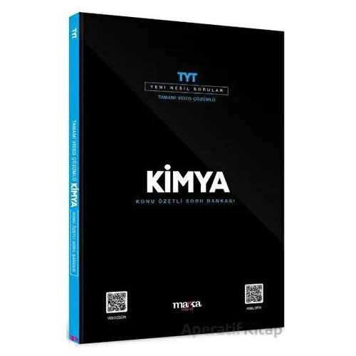 2024 TYT Kimya Konu Özetli Yeni Nesil Soru Bankası Tamamı Video Çözümlü Marka Yayınları