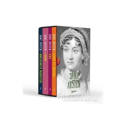 Jane Austen Seti (4 Kitap Takım) - Jane Austen - Zeplin Kitap