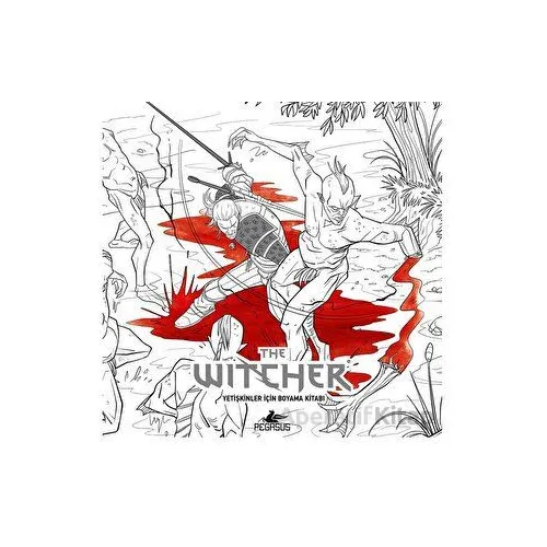 The Witcher: Yetişkinler İçin Boyama Kitabı - Projekt Red - Pegasus Yayınları
